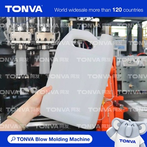 Machine <span class=keywords><strong>de</strong></span> soufflage <span class=keywords><strong>de</strong></span> bidons en plastique <span class=keywords><strong>de</strong></span> 5 <span class=keywords><strong>litres</strong></span> à station unique avec système <span class=keywords><strong>de</strong></span> visualisation - Product Image 4