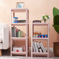 Chariot de rangement pour vaisselle de cuisine en plastique à 2 ou 4 niveaux Étagère de rangement à deux niveaux Organisateur de sol sur pied Étagère à légumes pour le rangement
