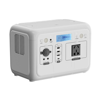 Station d'alimentation extérieure à onde sinusoïdale pure Eg007Li 500W avec entrées solaire et voiture, sorties DC et USB pour le camping, la randonnée et la vie en van