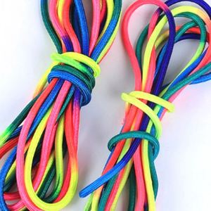 Stock Rainbow Polyester Braided <b>Cord</b> 6 mm 8 mm 10 mm Custom Polyester Round Drawstring <b>Cord</b> - Product Image 3
