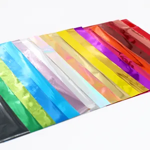 100Pcs/10 Kleuren Set Bladgoud Vellen Folie Gekleurde Inpakpapier Voor Diy Arts Supplies Ambachten Gilded Nail decoratie