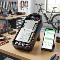 Carte de protection de batterie intelligente LiFePO4 Yanyang 48V 15S 150A avec écran LCD et module BT pour batterie de yacht à moteur Android/iOS