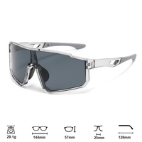 Lunettes de soleil de cyclisme, nouvelle mode européenne et américaine, monture large, unisexe, colorées, pour l'extérieur, lunettes de montagne, protection UV400