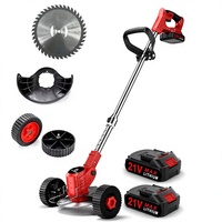 Tondeuse à gazon sans fil multifonctionnelle de qualité DIY 1500W, largeur de coupe de 12 pouces avec recharge sans fil pour un entretien facile de la pelouse