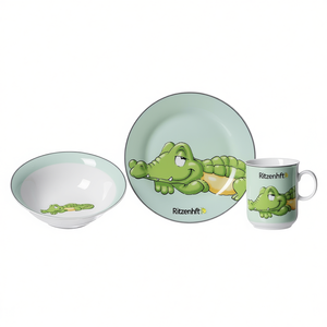 Vajilla Infantil Ritzenhoff & Breker Happy Zoo Cocodrilo, Juego de 3 Piezas para Niños - Product Image 2
