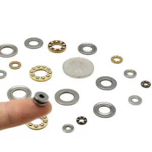 Hoge Precisie Rollen Soepel Rustig Vliegtuig Een Manier Stuwkracht Kogellager Flat Seat Ring Type Miniatuur Lagers