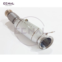 Ecnal pour Supra A90 B58 3.0T 2019+ avec interface de rotule isolée OPF, sans CEL, collecteur d'échappement en acier inoxydable
