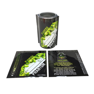 Tùy chỉnh in ấn nhựa PET PVC nhiệt co lại căng tay áo bọc nhãn cho nước giải khát chai nước bao bì - Product Image 4