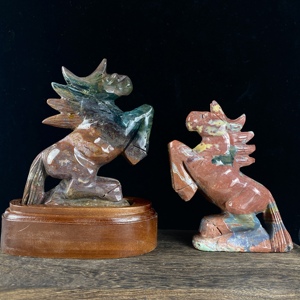 Cheval en cristal en gros, artisanat sculpté à la main, jaspe rouge, améthyste <span class=keywords><strong>de</strong></span> <span class=keywords><strong>rêve</strong></span>, pierre <span class=keywords><strong>de</strong></span> guérison, porte-bonheur, l'année du cheval - Product Image 6