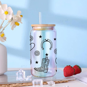 Diseño de pegatinas DTF UV para marcapáginas, envolturas de tazas y envolturas para UTV, con temática 'Grow <span class=keywords><strong>Sunshine</strong></span>' y 'God Says Loved' - Product Image 1