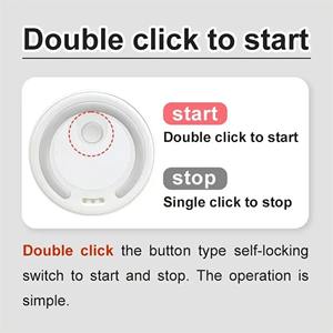 Vaso para Jugo de Frutas de 350 ml, Exprimidor Eléctrico Portátil Inalámbrico con Asa, Carga Magnética, Trituración Rápida de Hielo, Resistente al Agua - Product Image 6