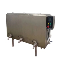 Roestvrijstalen Commerciële Chocolade Smeltmachine Cacaoboter Smelt Chocolade Temperatuur Smelten