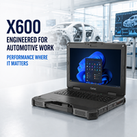 Nouvel ordinateur portable tout-terrain Getac X600 MIL-STD-810H avec processeur Intel et carte graphique, écran 15,6 pouces pour les opérations sur le terrain