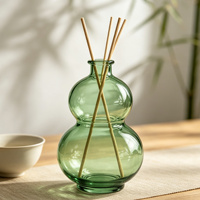 Bouteille diffuseur en verre vide en forme de gourde 150ML 250ML 500ML 1000ML pour diffuseur à bâtonnets, vase diffuseur, décoration d'intérieur, bouteille en verre pour arômes - Vente en gros