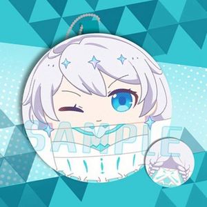 Llavero de Peluche, Almohadilla Redonda Pequeña Rellena de Algodón Suave con Abalorio de Microperlas para Organización y Estilo - Product Image 2