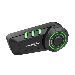 Para FreedConn motocicleta Bluetooth 5,0 casco intercomunicador 2KM rango inalámbrico IP67 impermeable 15H tiempo de conversación música compartida - Product Image 1