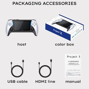 Dự Án Mới X Xách Tay Pocket Video Trò Chơi Giao Diện Điều Khiển 4.3 ''IPS Màn Hình Kép Loa 20000 + Trò Chơi Cho Ps1 Mame CPS Trẻ Em Của Quà Tặng - Product Image 5