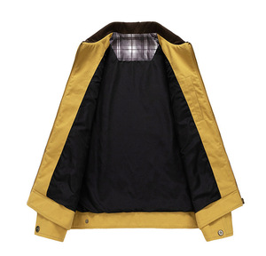 เสื้อแจ็คเก็ตผู้ชายทรงพองแบบมีฮู้ด คอตั้ง ผ้าถักลายตารางเพชร ดีไซน์ทันสมัย สำหรับฤดูหนาว ทำจากโพลีเอสเตอร์ - Product Image 6