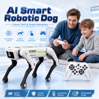 Perro Robot Eléctrico de Juguete, Camina, Baila, Programable, Compañero para Niños, Entretenimiento en Interiores, Gran Venta
