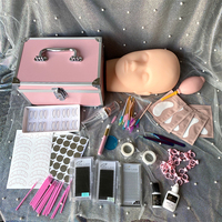 Kit de Démarrage Professionnel Cils Marque Blanche pour Étudiants, Formation d'Extension de Cils Jetables
