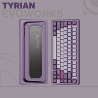 Kit de clavier en aluminium CNC Evo75 coloré et exclusif à 75 touches pour les distributeurs mondiaux : QMK/VIA, multi-OS, prix de gros