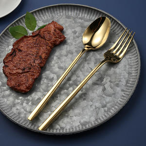 Arco y flecha Acero inoxidable 304 Filete Mango grueso Acero inoxidable Hotel Cubiertos Tenedor y cuchara - Product Image 2