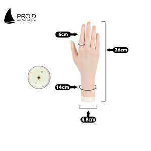 Pro D vente en gros anneaux Bracelets cheville bijoux cadres d'affichage salon de manucure main et pied modèle en Silicone - Product Image 3