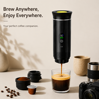 Machine à café à capsules d'usine, commande OEM KF-JN-02Pro2.0, 20 bars, 7500 mAh, cafetière portable électrique auto-chauffante multifonctionnelle