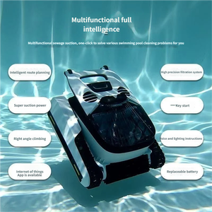 หุ่นยนต์ทำความสะอาดสระว่ายน้ำ Suming รุ่นปี 2025 ใหม่ล่าสุด หุ่นยนต์ทำความสะอาดสระว่ายน้ำกลางแจ้ง ด้ามจับพลาสติก ABS รองรับหลายแรงดันไฟฟ้า ทำความสะอาดอัตโนมัติ - Product Image 3