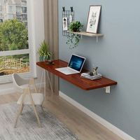 Table murale multifonctionnelle inclinable avec plateau en bois pour hôpital et usage domestique