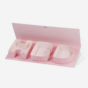 Caja de papel de regalo de flores de <span class=keywords><strong>feliz</strong></span> cumpleaños para embalaje de rosas - Product Image 2