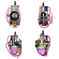 PWK28B karbüratör renkli Carb motosiklet 2/4t Motor scooter kir bisiklet 28 30 32 34mm güç yarış motoru ile 250cc için