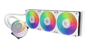 Ventilador de Difusión de Agua SilverStone Frost Knight 240/360 ARGB, Ventilador de Bajo Ruido y Alta Eficiencia ARGB Blanco/Negro - Product Image 3