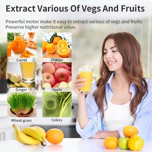 Extracteur de jus multifonction 5-en-1 autonettoyant pour légumes et fruits, sans découpe préalable, pour une cuisine simplifiée - Product Image 3