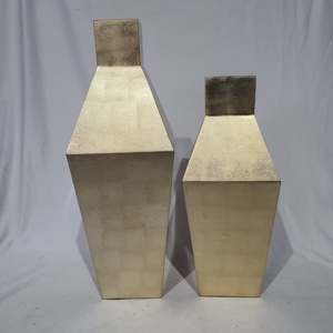 คุณภาพสูงที่ดีที่สุดขาย Eco Friendly Lacquer ตกแต่งแจกันสีนอกจากเวียดนาม - Product Image 5