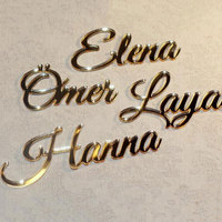 Marque-place personnalisé en acrylique pour mariage, plaque nominative en acrylique pour table, cartes de placement en acrylique, panneau en acrylique