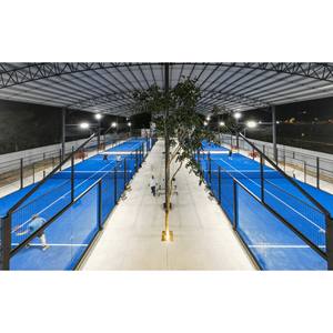 Cancha de Pádel de Interior de fábrica <span class=keywords><strong>Precio</strong></span> Cancha de Pádel césped <span class=keywords><strong>artificial</strong></span> para exterior Cancha de tenis de Pádel de interior Tamaño 10X20m Cancha de <span class=keywords><strong>padel</strong></span> - Product Image 5