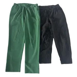 low-price very cheap but good-quality used cotton pants second hand trousers for ladies