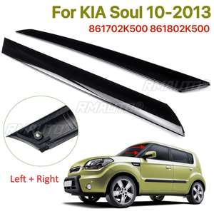ชุดแต่งขอบเสาประตูหน้ารถยนต์ด้านซ้าย+ขวา สำหรับ Kia Soul ปี 2010 2011 2012 2013 รุ่น 86170-2K500 86180-2K500 - Product Image 2