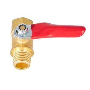 1/4" NPT Male X 1/4" NPT Female Tubing Fitting Straight Coupling <b>Adapter</b> Brass Ball Valve Shut Off <b>Switch</b> - Product Image 4