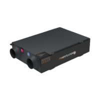 Unité de ventilation à échangeur de chaleur à moteur haute pression AC HRV ERV HVAC G4 150CMH avec filtre HEPA 13, industrielle, flexible, pour hôtel