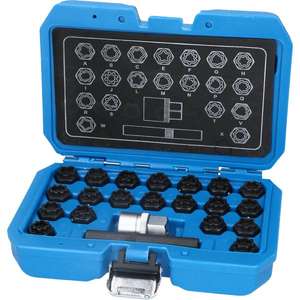 BRILLIANT TOOLS - BT691360 Jeu de clés de blocage de roue pour Audi (22 pièces). -EAN 4042146849149 FREINS ET ROUES - Product Image 3