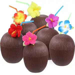Coconut Cups voor Hawaiian Luau Kids Party Tiki en Strand Thema Party Fun Drinken of Decoratie Cups