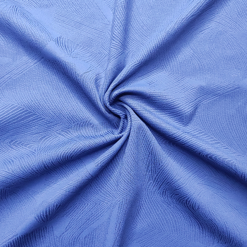 Nylon Spandex Jacquard Fabric Elastane Knitted Fabric for Sportswear