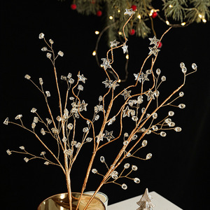 Steli Decorativi Natalizi Artificiali per Albero <span class=keywords><strong>di</strong></span> <span class=keywords><strong>Natale</strong></span> Fai-da-Te, Decorazioni Natalizie e Composizioni Floreali - Product Image 5