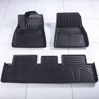Tapis de Sol de Voiture Artes TPE Dédicacés, Écologiques, Personnalisés en Usine, Vente en Gros, Antidérapants, 3/6 Pièces, Tapis de Sol Auto 3D TPE Parfaits