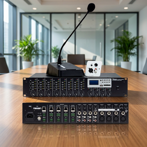 Amplificador de Matriz de Audio Thinuna PP-6284 II/4600P de 8 Entradas y 4 Salidas, 600W, 4 Canales, Voltaje Constante, con Bluetooth, USB y FM - Product Image 1