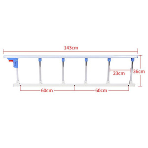 <b>Bed</b> <b>Rails</b> 150cm Foldable Safety <b>Rail</b> For Child Elderly Hospital <b>Bed</b> <b>Side</b> Protection Straight Body Press Fixed Installation - Product Image 5