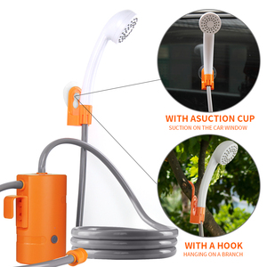 <span class=keywords><strong>La</strong></span> <span class=keywords><strong>douche</strong></span> portable d'extérieur nouvellement améliorée avec fonction d'éclairage est dotée d'une batterie de 4400 mAh offrant une autonomie étendue. - Product Image 6