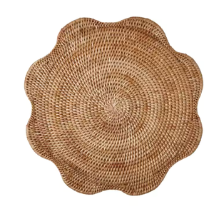 Platos de Mimbre Redondos Hechos a Mano, Salvamanteles y Cargadores de Mesa, Estilo Clásico, Venta al por Mayor desde Vietnam - Product Image 1